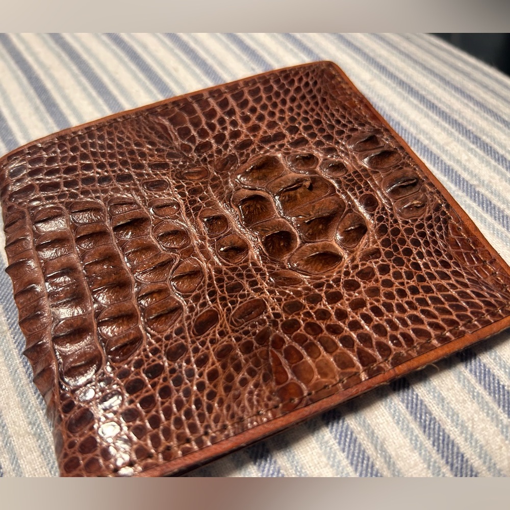 Authentic crocodile wallet